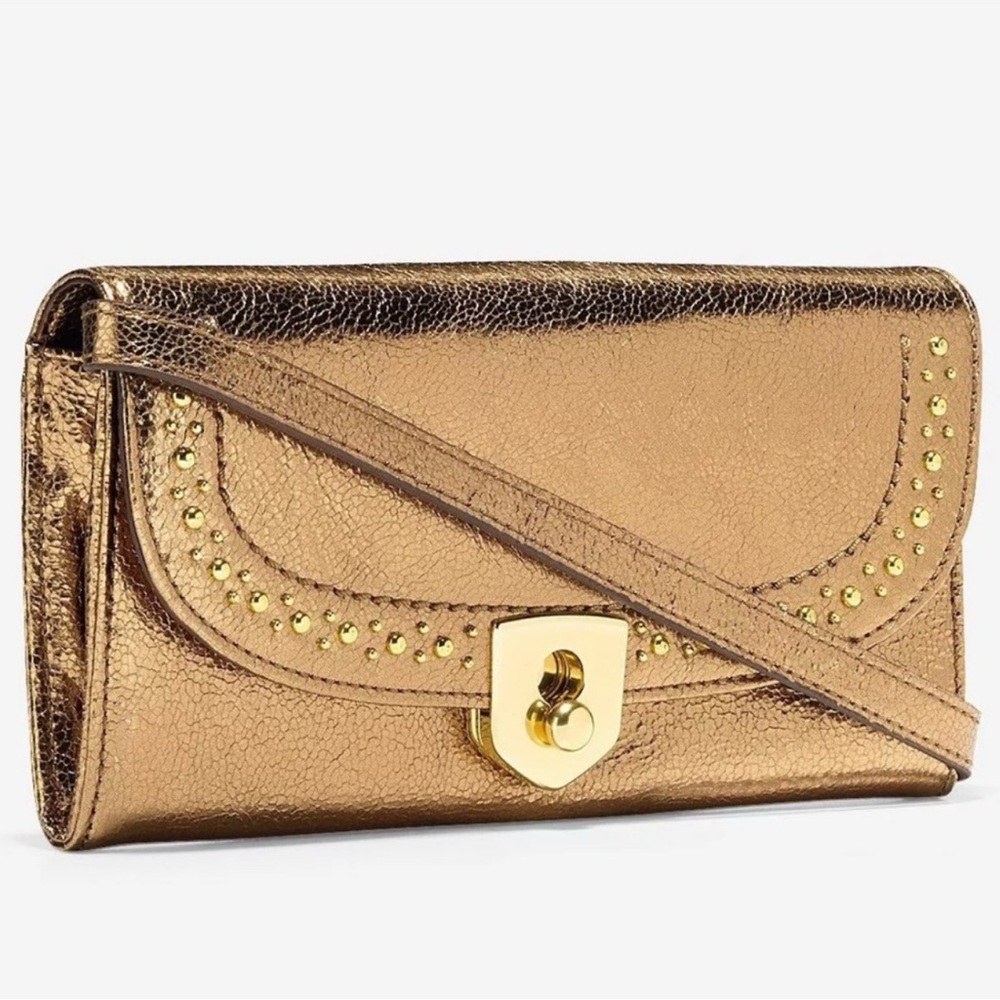 Cole Haan Marli Phone Bronze Crossbody Bag